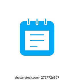 Icono de horario de color plano para planificación de tiempo y gestión de citas