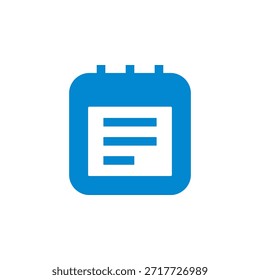 Icono de horario de color plano para planificación de tiempo y gestión de citas