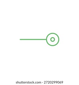 Icono de palanca de color plano para Estado y activación