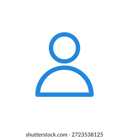 Flat Colored User Icon for Account Profile