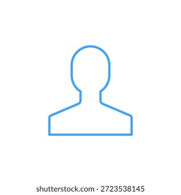 Flat Colored User Icon for Account Profile
