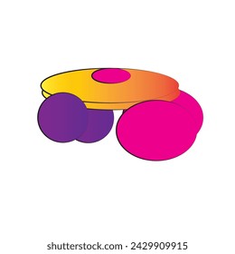 Flat colored vector icon on white background