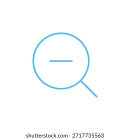 Ícone de Redução de Cor Plana para Navegação e Design de Interface