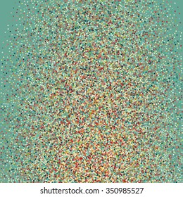 Flat colorful background with retro halftone dots