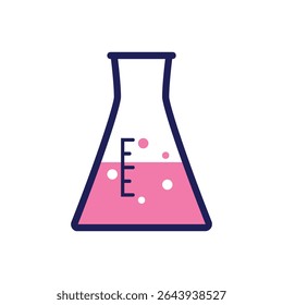 Flat colorful icon for gene sequencing process