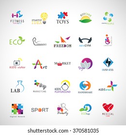 Flat Colorful Icons Set. Collection Of Color Icons,For Web,Websites, Print,Presentation Templates,Mobile Applications And Promotional Materials.Medical, Ecology,Beauty, Digital Network,Sport,Handshake