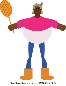 Diseño de Ilustración plana de color