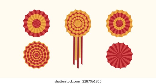 Flat colorful vector illustration