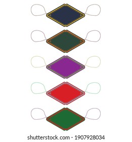 tarjetas vectoriales de color plano a la venta.