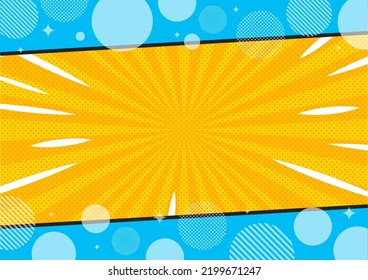 Flat comic style background
vector