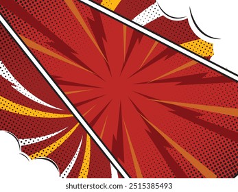 Vektor plano de fundo de estilo cômico