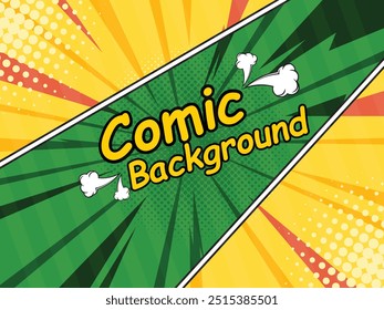 Vektor plano de fundo de estilo cômico