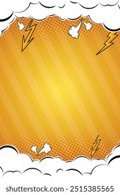 Flat comic style background vektor