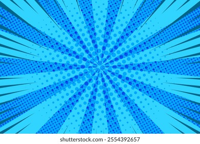 flat comic style wallpaper manga background blue