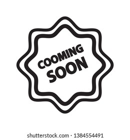 flat coming soon stamp sign, vector, eps 10