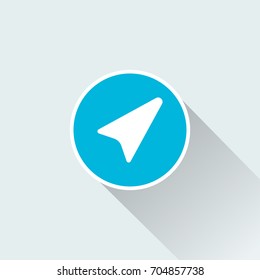 flat compass icon