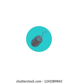 Flat computer mouse