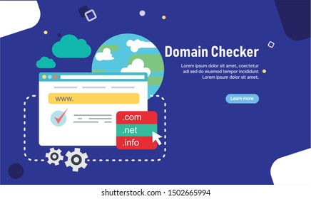 flat concept of creative design for website template 
