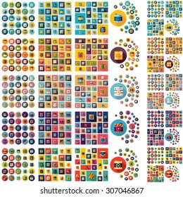 Flat concept design with shadow collection camera