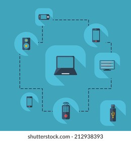 Flat concept, set modern design with shadow vector icons for web design and mobile applications, SEO. search Engine Optimization: technology, communications