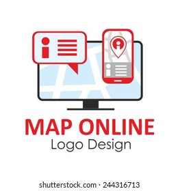 Flat conceptual design for online location services, maps and navigation.Vector illustration.