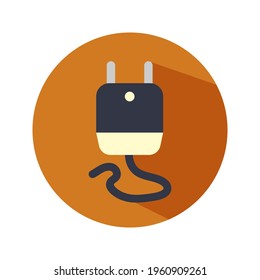 Flat Connector Icon Art Vector Design