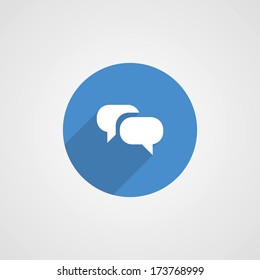 Flat Conversation Icon