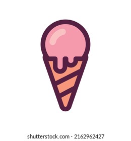 flaches, kühles Eis auf Weiß
