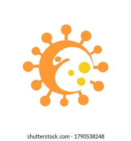 Flat Coronavirus vector elements design.
You can use it for logos, signs, icons, illustrations, t-shirts, brands, merchandise, posters, prints or other medical media purposes.