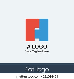 A Flat Corporate Logo