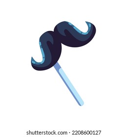 flaches Kostümstümdesign auf Weiß