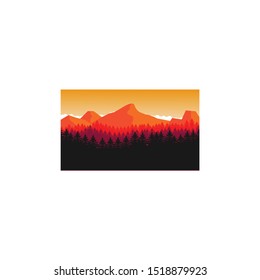 flat and creative landscape the forest design inspiration