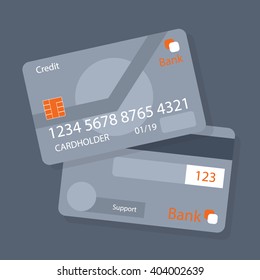 Flat credit card