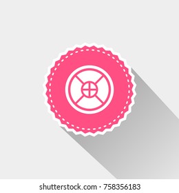 flat crosshair icon