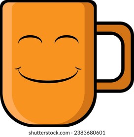 Flat Cup vector design illustration