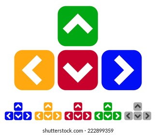 Flat cursor symbols