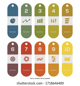 Flat custom curve banner info for your statistics