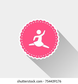 flat dancer icon