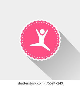 flat dancer icon