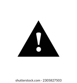 Flat Danger icon symbol vector Illustration.