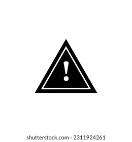 Flat Danger icon symbol vector Illustration.