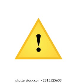 Flat Danger icon symbol vector Illustration.