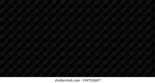 Flat Dark Black Simple Abstract Seamless Pattern With Arrows Vector Illustration Background Art