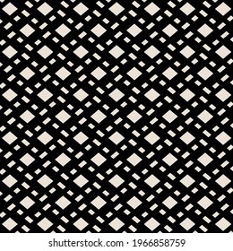 Flat decorative design consisting of rhombuses and parallelograms or squares and rectangles. White patches on the black surface.