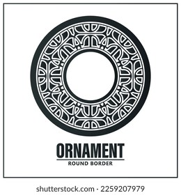 flat decorative ornament frame background