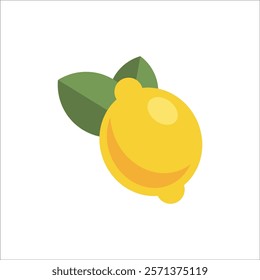 Flat deisgn Lemon vector İllustration, lemon flat icon