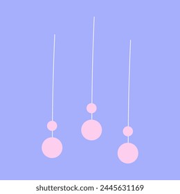 Flat desigen baby shower new born vector element