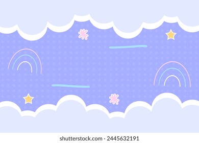 Flat desigen baby shower new born vector background template