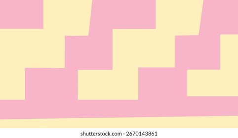 "Ilustração plana 2d do padrão de blocos abstratos coloridos pastel, fundo geométrico simples para decoração, design, papel de parede e projetos criativos."

