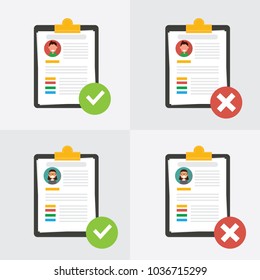 Flat Design about Human resources 